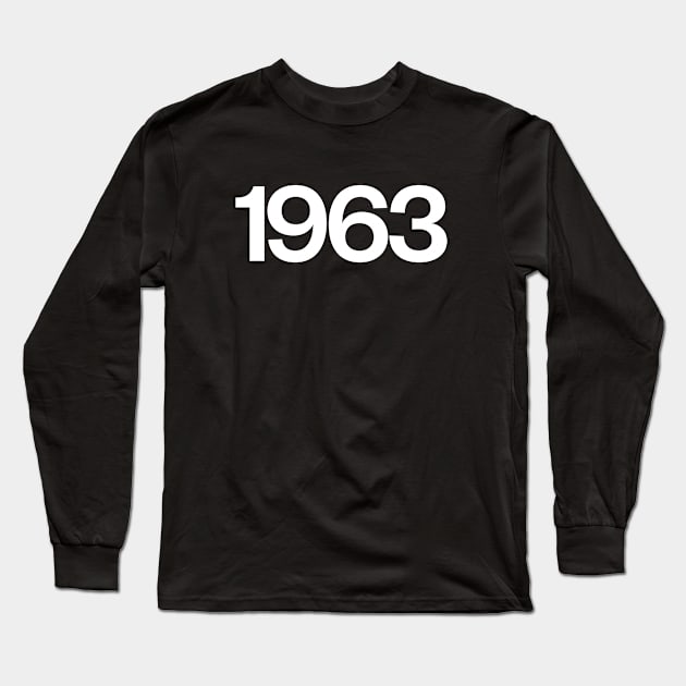 1963 Long Sleeve T-Shirt by Monographis